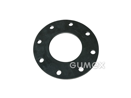SIGMA DI 3312 Dichtung, 51mm, Gummi mit Gewebezwischenschicht, schwarz, 
